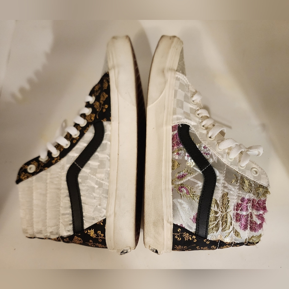 Brocade Patchwork Vans Sz 9.5